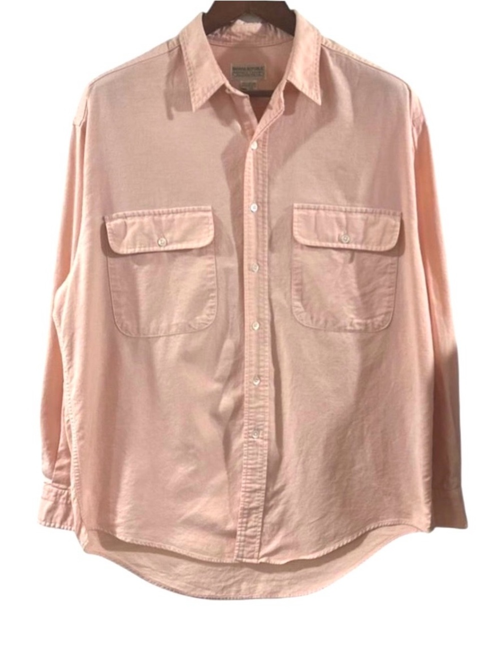 VTG Banana Republic Light Pink Casual Button-Down Shirt Size Men’s Medium
